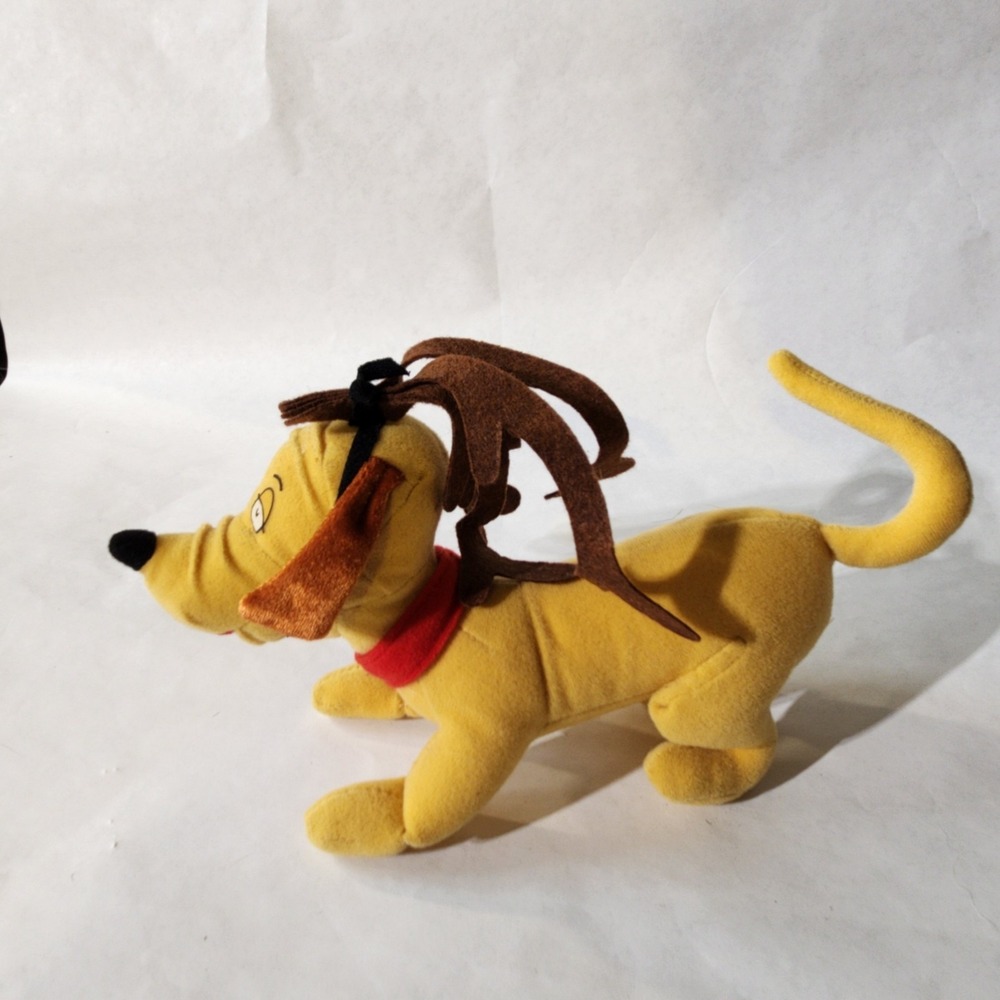 Hallmark Dr Seuss How the‎ Grinch Stole Christmas Max Dog Plush 1998 Stuffed Toy